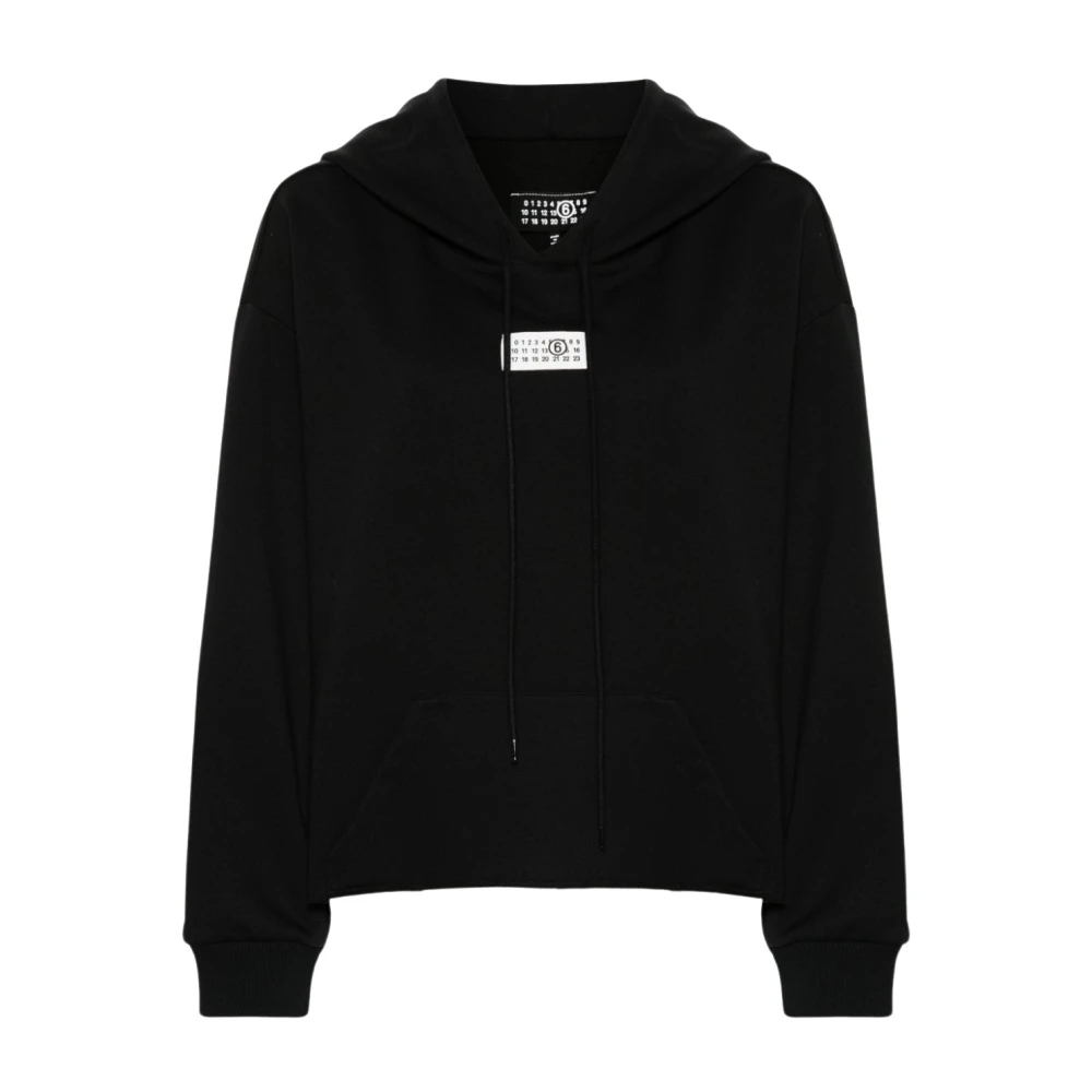 MM6 Maison Margiela Zwarte Sweater Collectie Black Dames