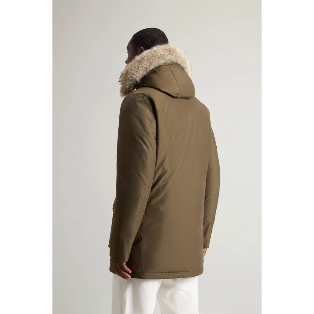 Woolrich Arctic Parka met Bontinzet Green Heren