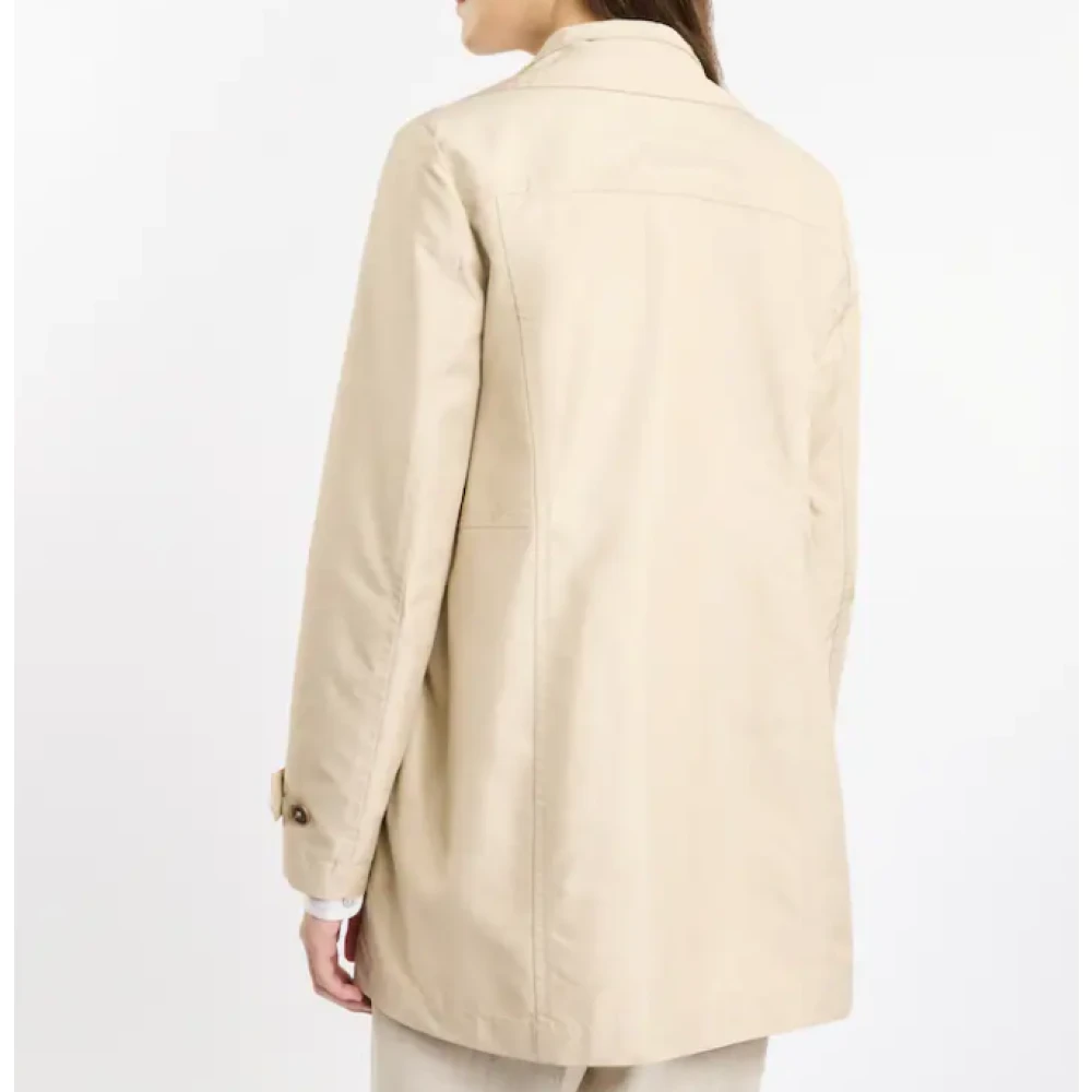 Fay Waterafstotende ochtendjas met ritssluiting Beige Heren
