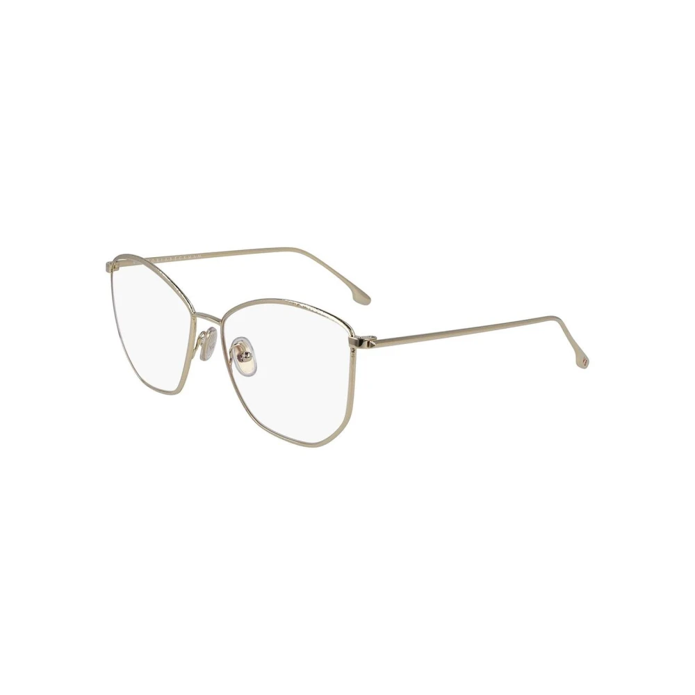 Victoria Beckham Women's Yellow Glasses, One Size, Metal Glasses Frames