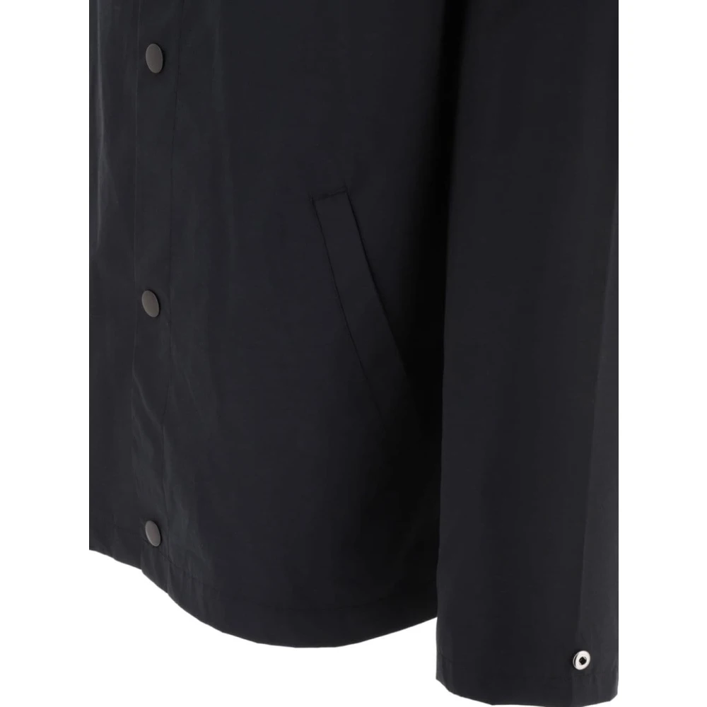A.p.c. Zwarte Parka Jas voor Mannen Black Heren