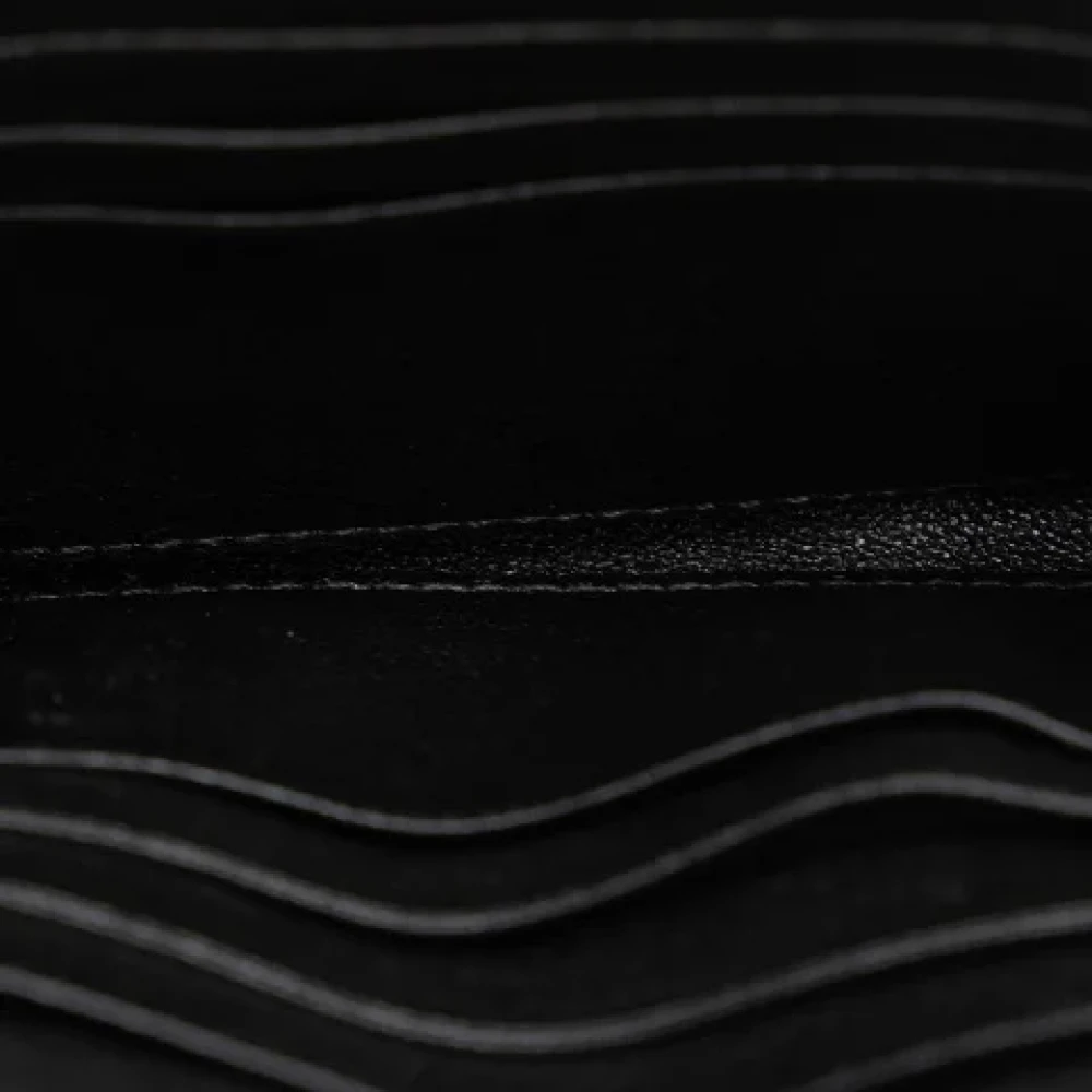 Gucci Vintage Pre-owned Leather wallets Black Dames