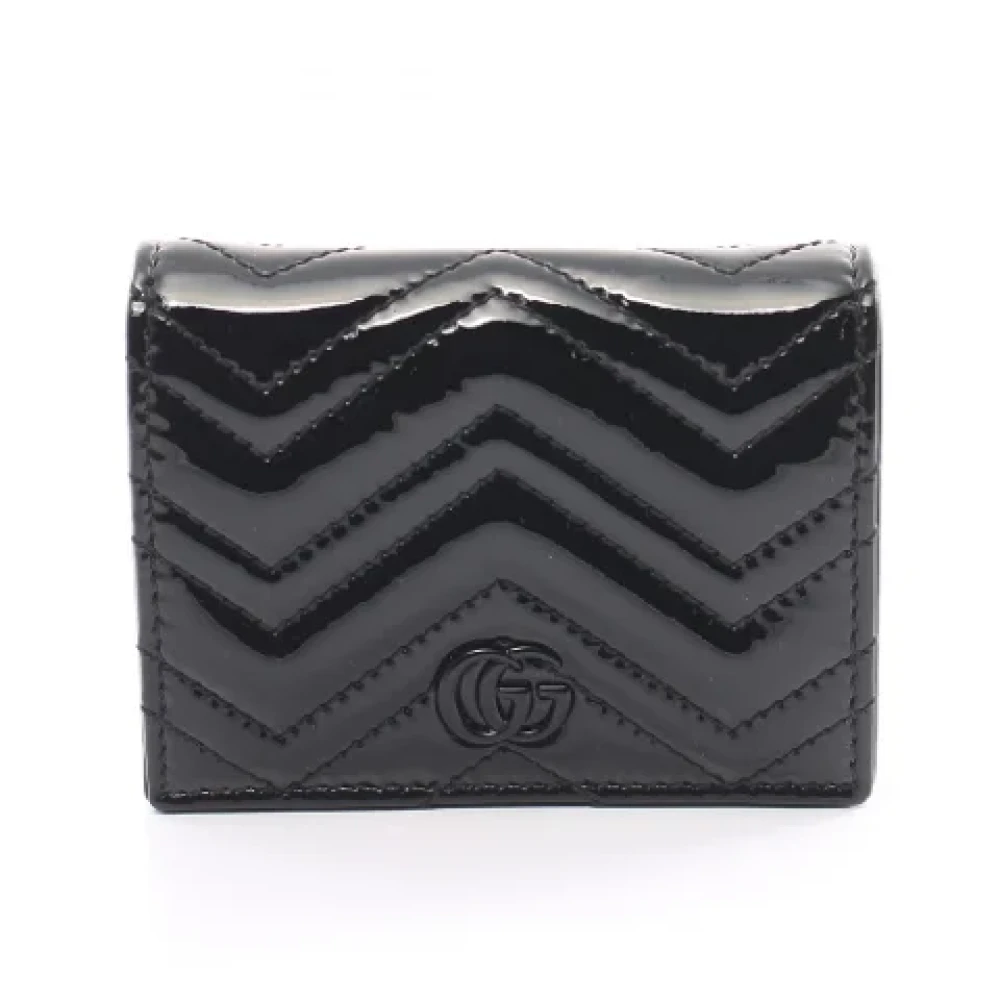 Gucci Vintage Pre-owned Leather wallets Black Dames