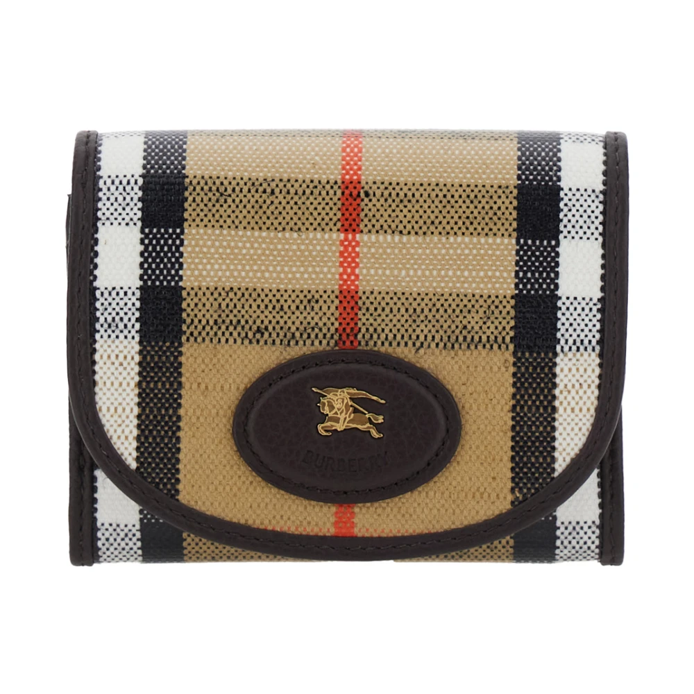 Burberry Women's Beige Highlands Compact Wallet
