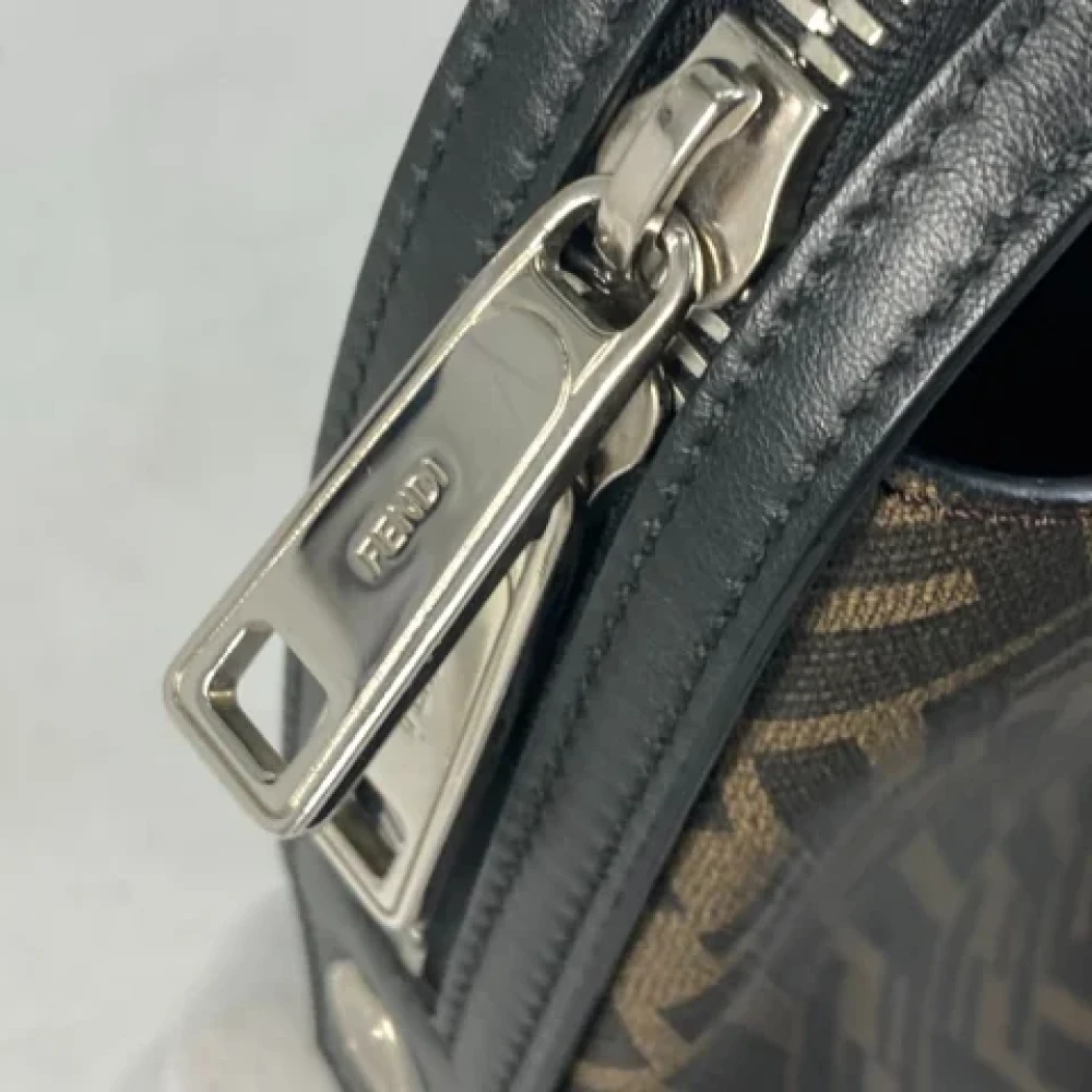 Fendi Vintage Pre-owned Canvas fendi-bags Brown Heren