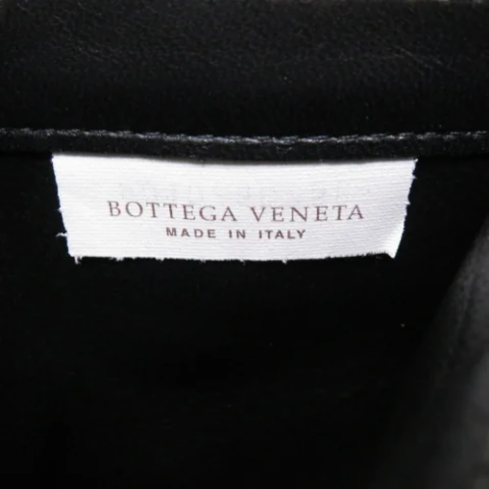 Bottega Veneta Vintage Pre-owned Leather wallets Black Dames