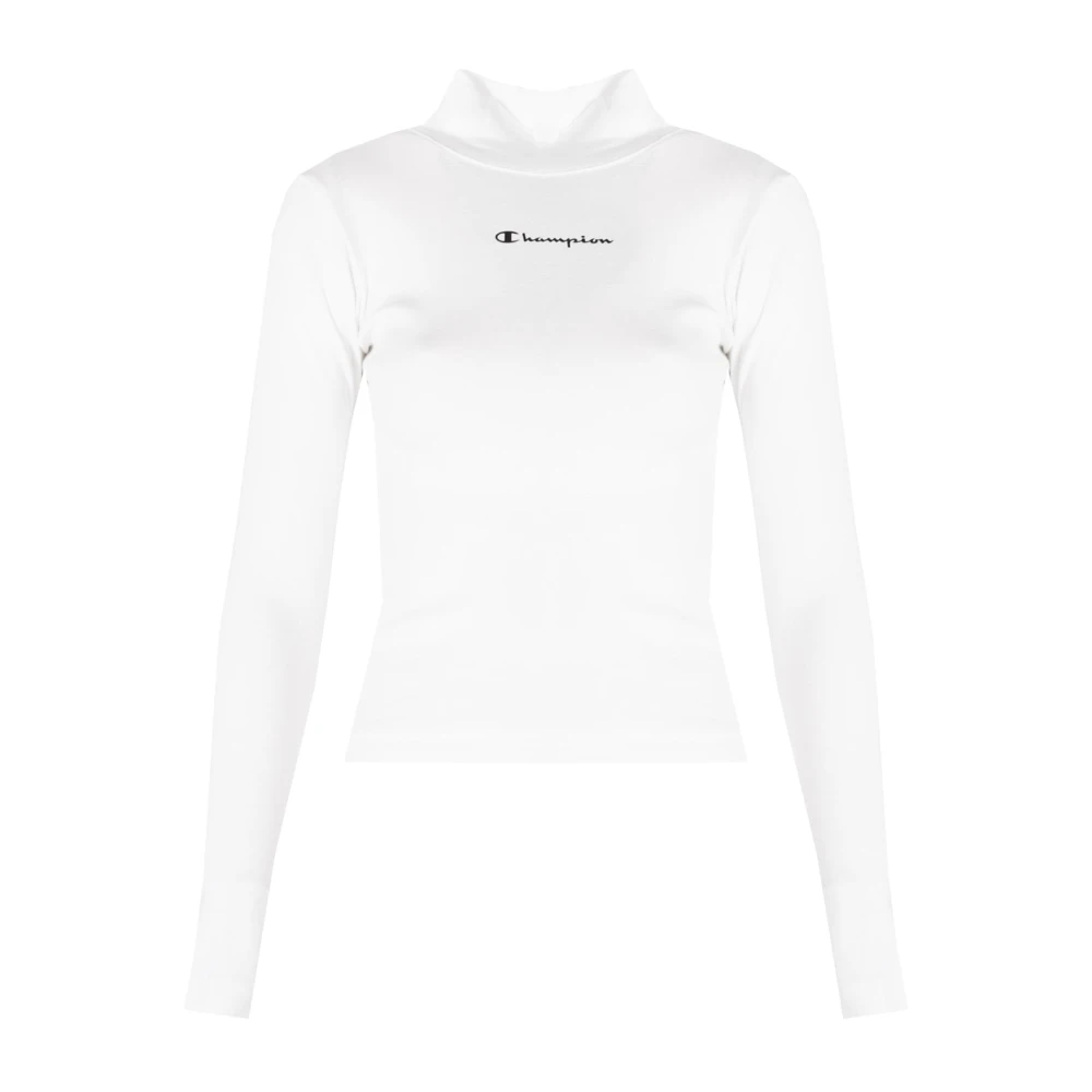 Champion Minimalistische Stijl Golf Hals Coltrui White Dames