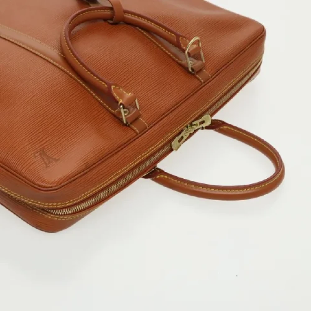 Louis Vuitton Vintage Pre-owned Leather handbags Brown Dames