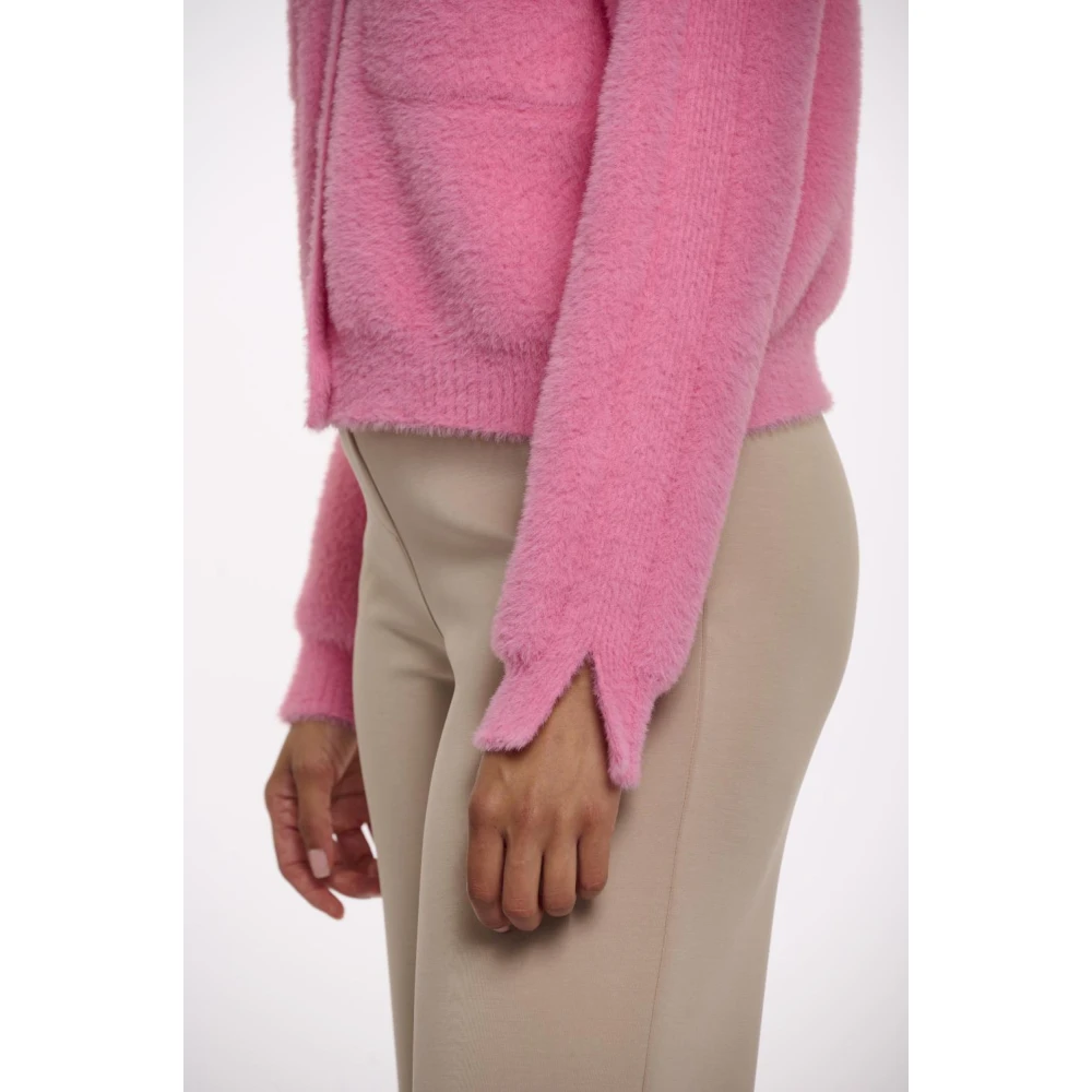 Rino&Pelle Kort V-hals Vest Pink Dames
