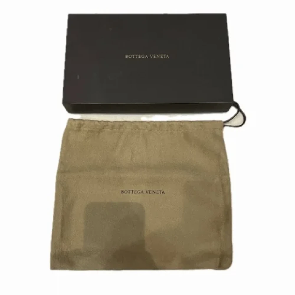 Bottega Veneta Vintage Pre-owned Leather wallets Black Dames