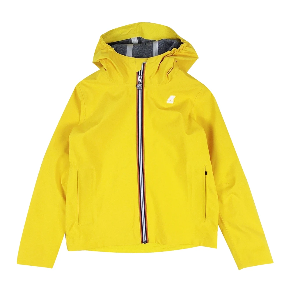 K-Way Yellow Light Jackets, Male, 10 Y, Jacko Bonded Jacket