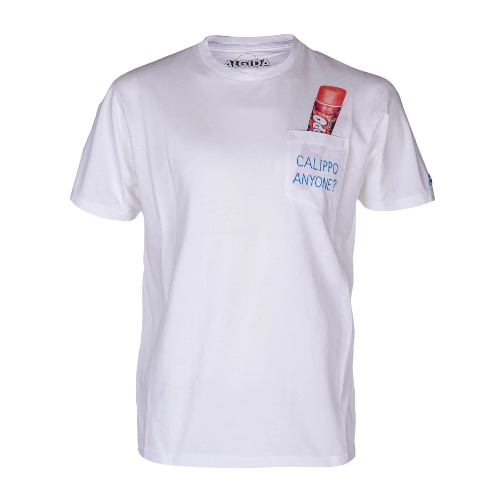 MC2 Saint Barth Heren T-shirt met Cartoon Print White Heren