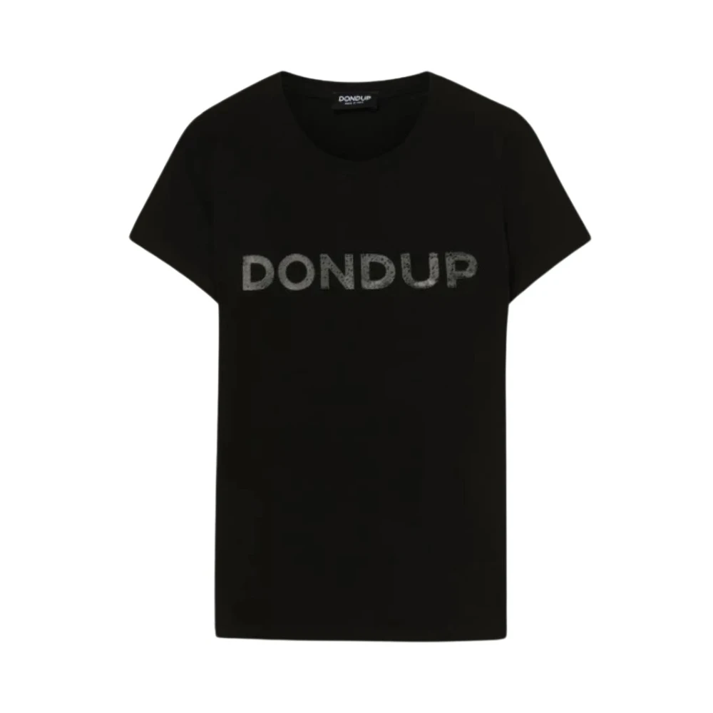 Dondup - Tops > T-Shirts - Black - Dondup - Modalova