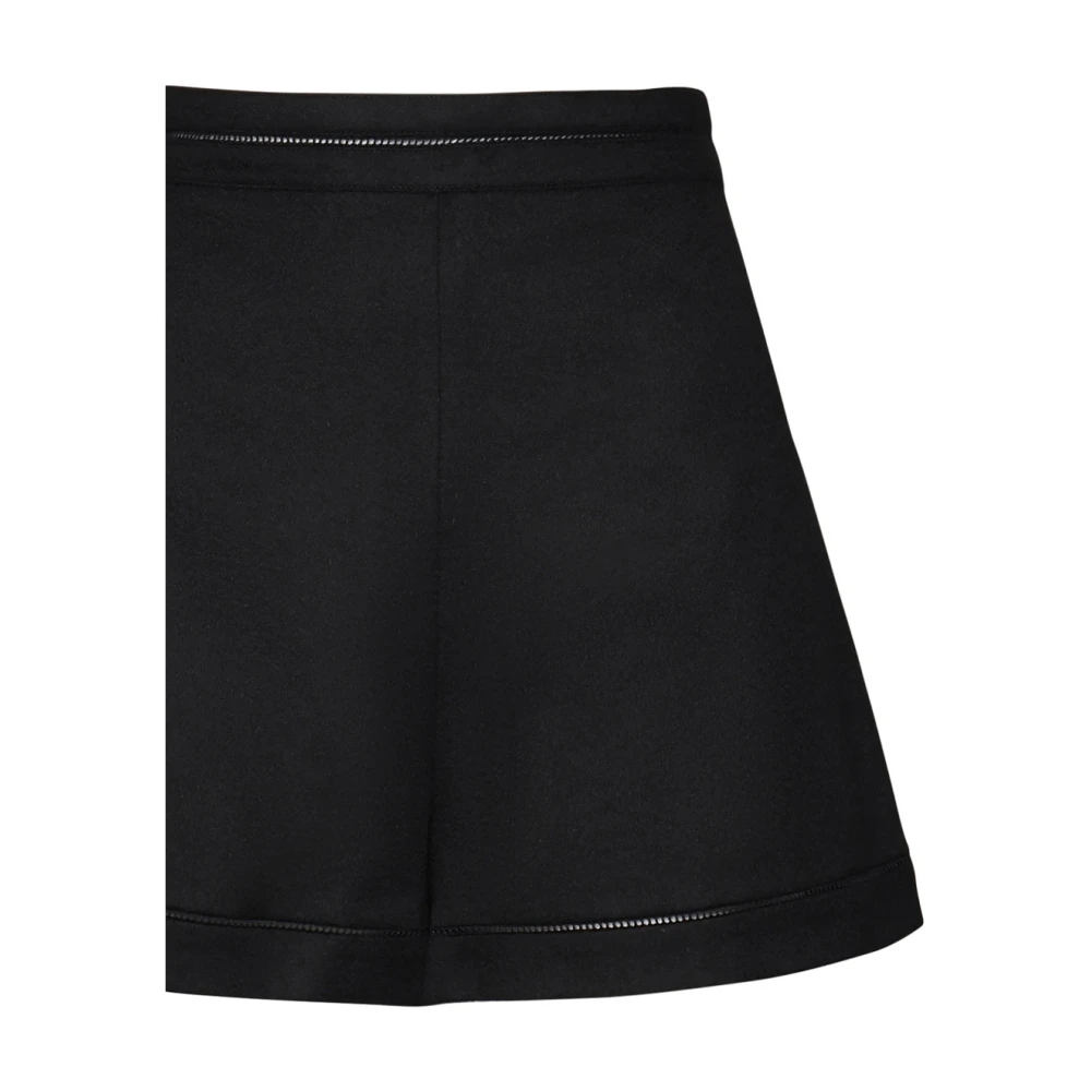 Max Mara Zwarte Runway Bell Style Shorts Black Dames