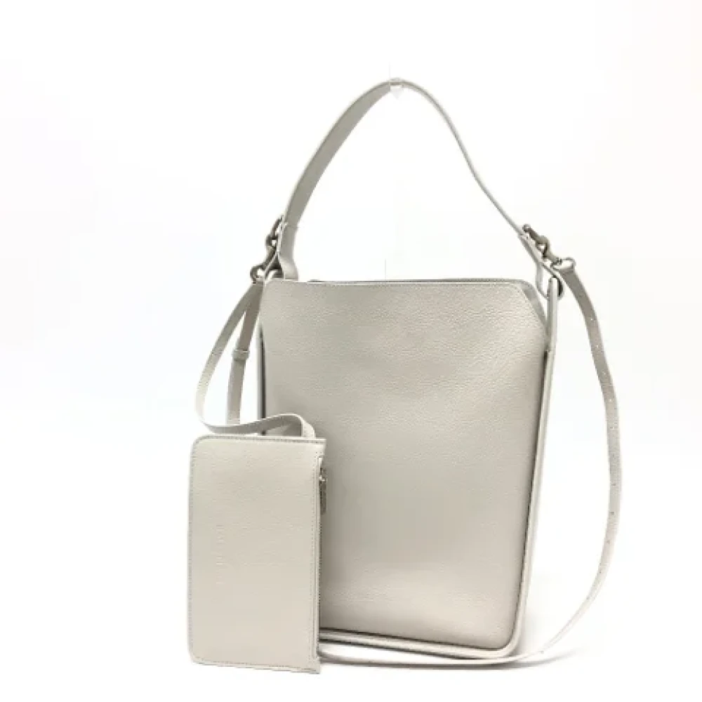 Balenciaga Vintage Pre-owned Leather shoulder-bags White Dames