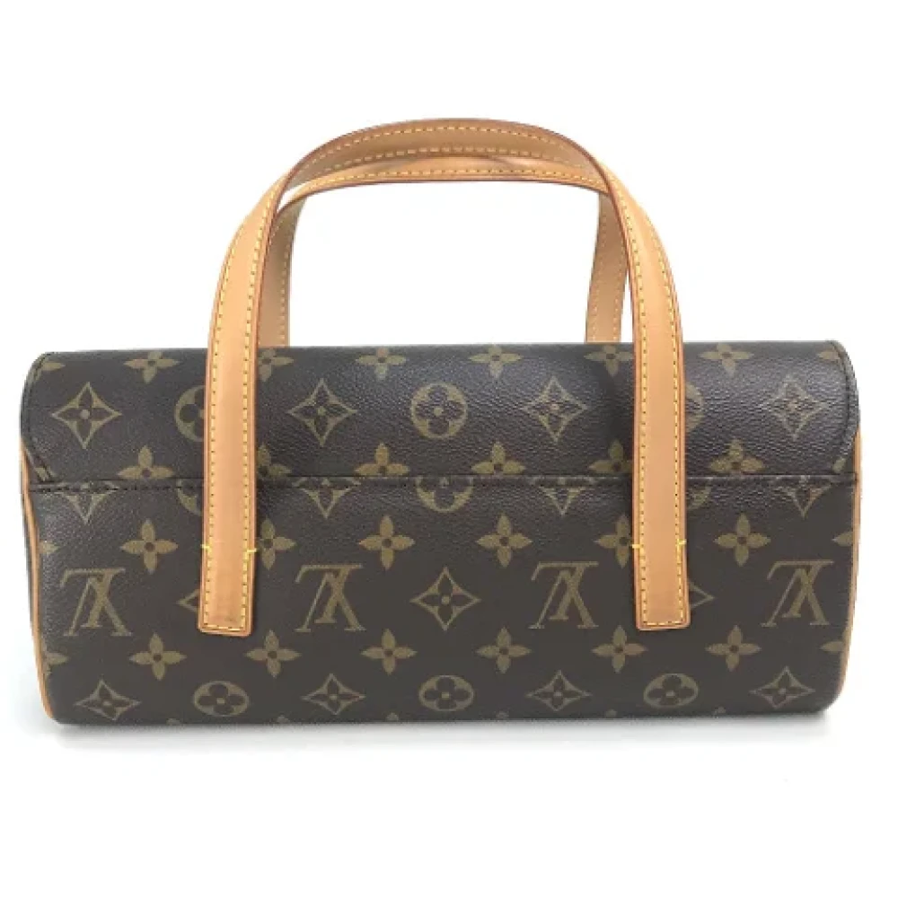 Louis Vuitton Vintage Pre-owned Cotton louis-vuitton-bags Brown Dames