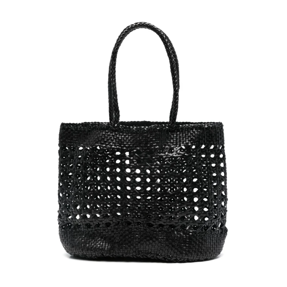 Dragon Diffusion Handgeweven Eclipse Manden Tas Black Dames