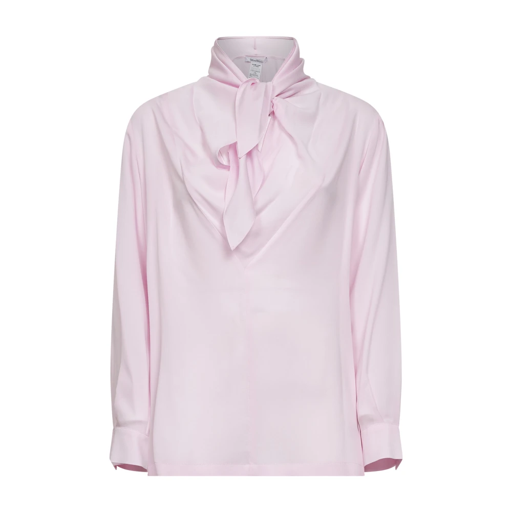 Max Mara Pink Badia Shirt - Female - Blouses - L - Blouses & Shirts