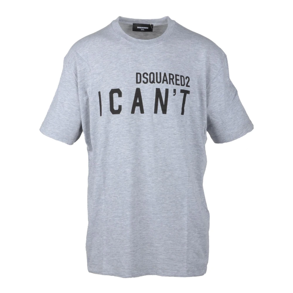 Dsquared2 Katoenmix T-shirt Gray Heren