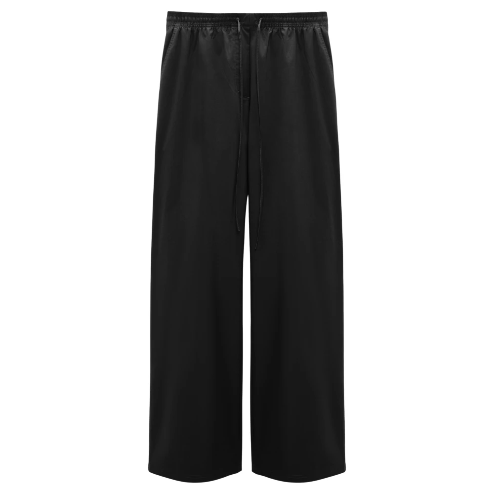 Dorothee Schumacher Women's Black Poplin Power Trousers - S - Trousers