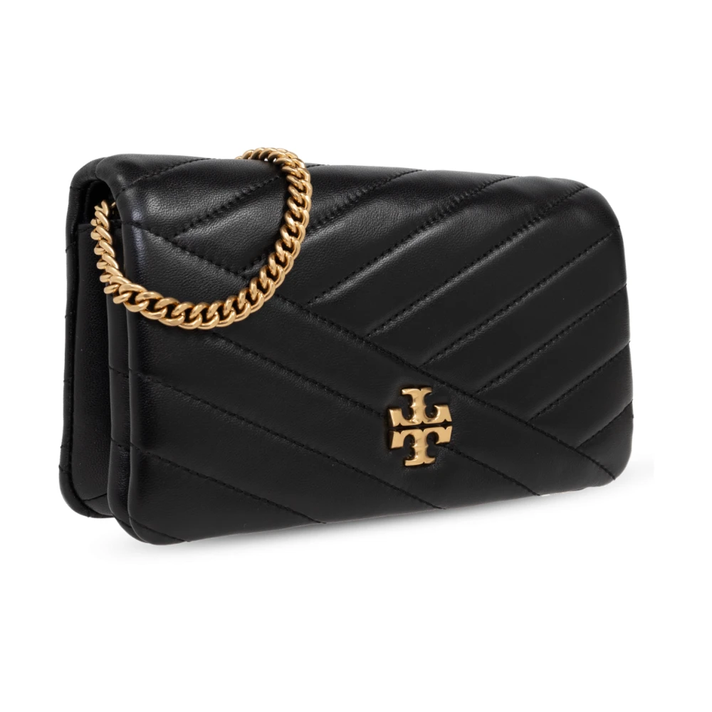 TORY BURCH Kira Chain Wallet Black Dames