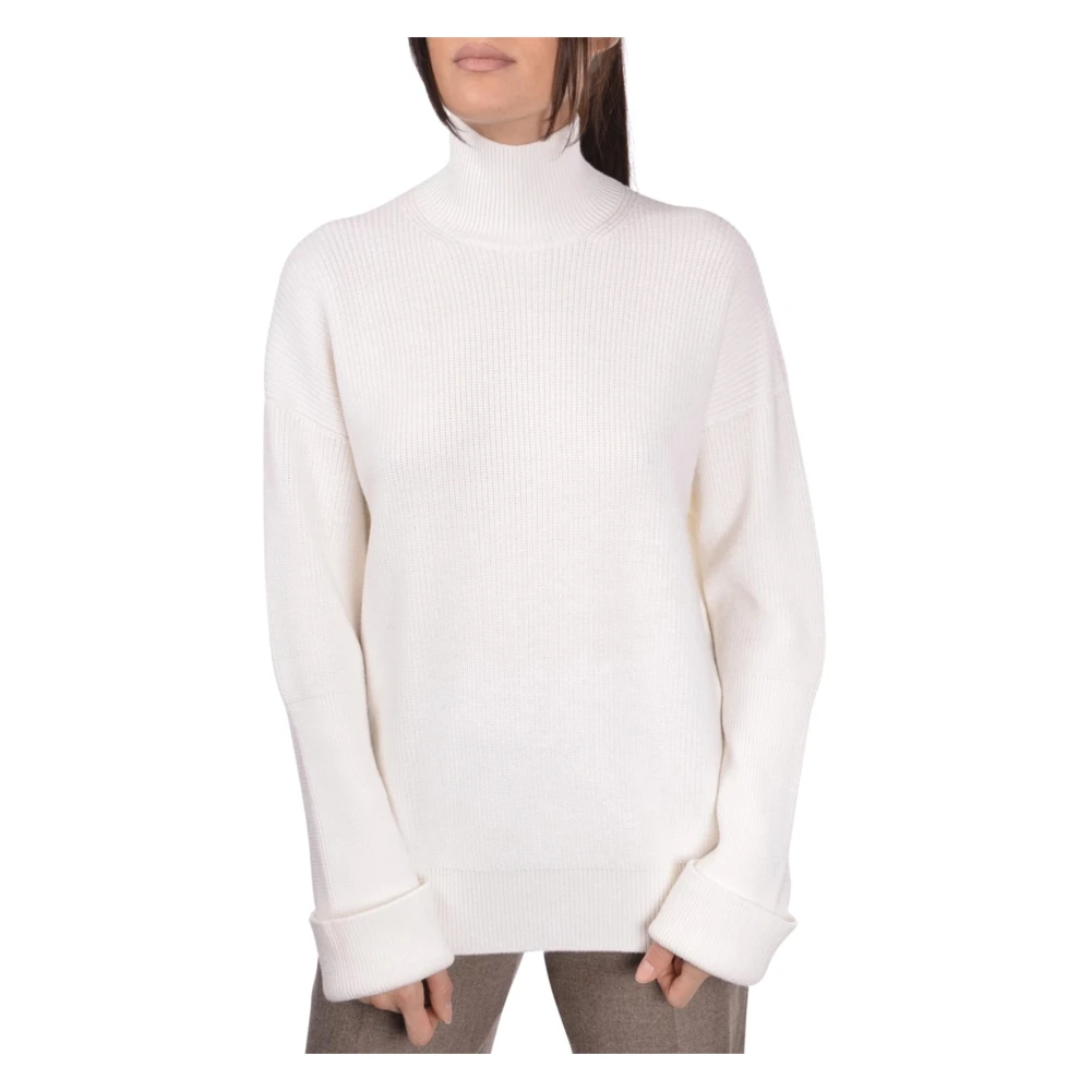 Gran Sasso Lupetto Turtleneck Trui White Dames