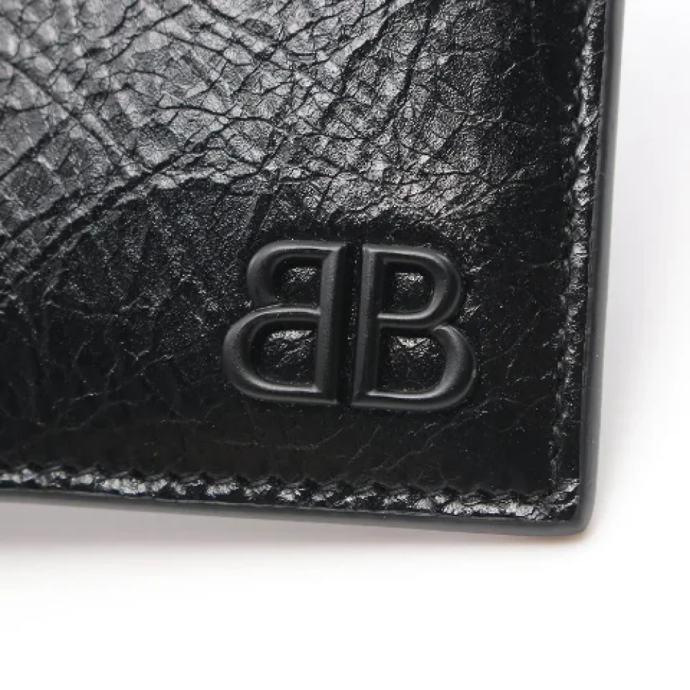 Balenciaga Vintage Pre-owned Leather wallets Black Dames