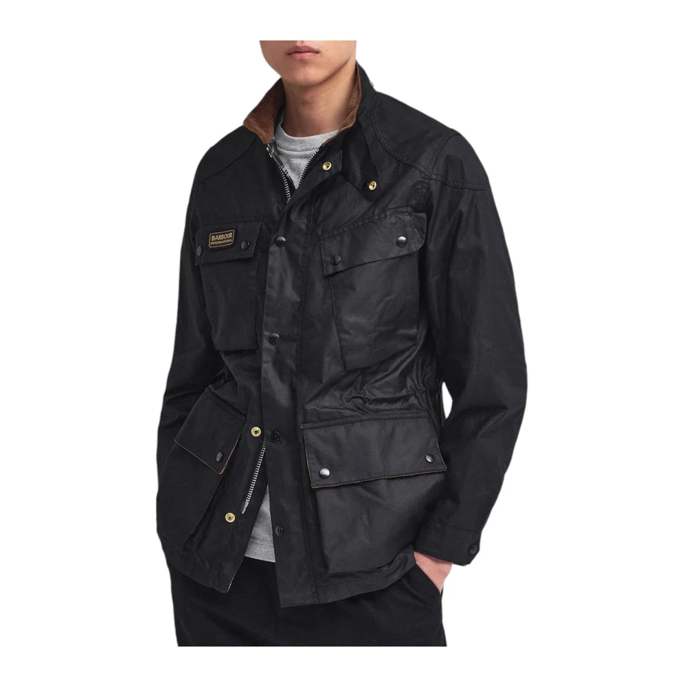 Barbour Waxjas Westross Zwart Black Heren