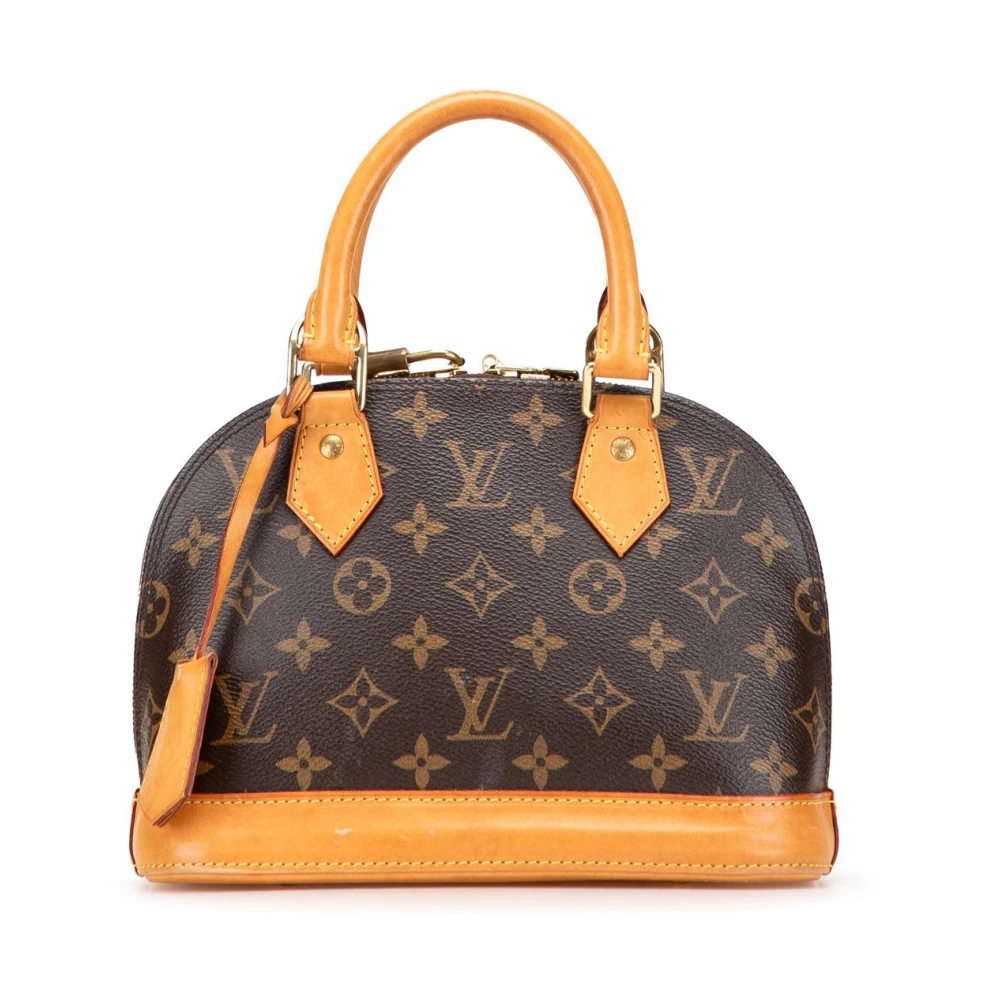 Louis Vuitton Vintage Women's Brown Pre-Owned Dome Handbag