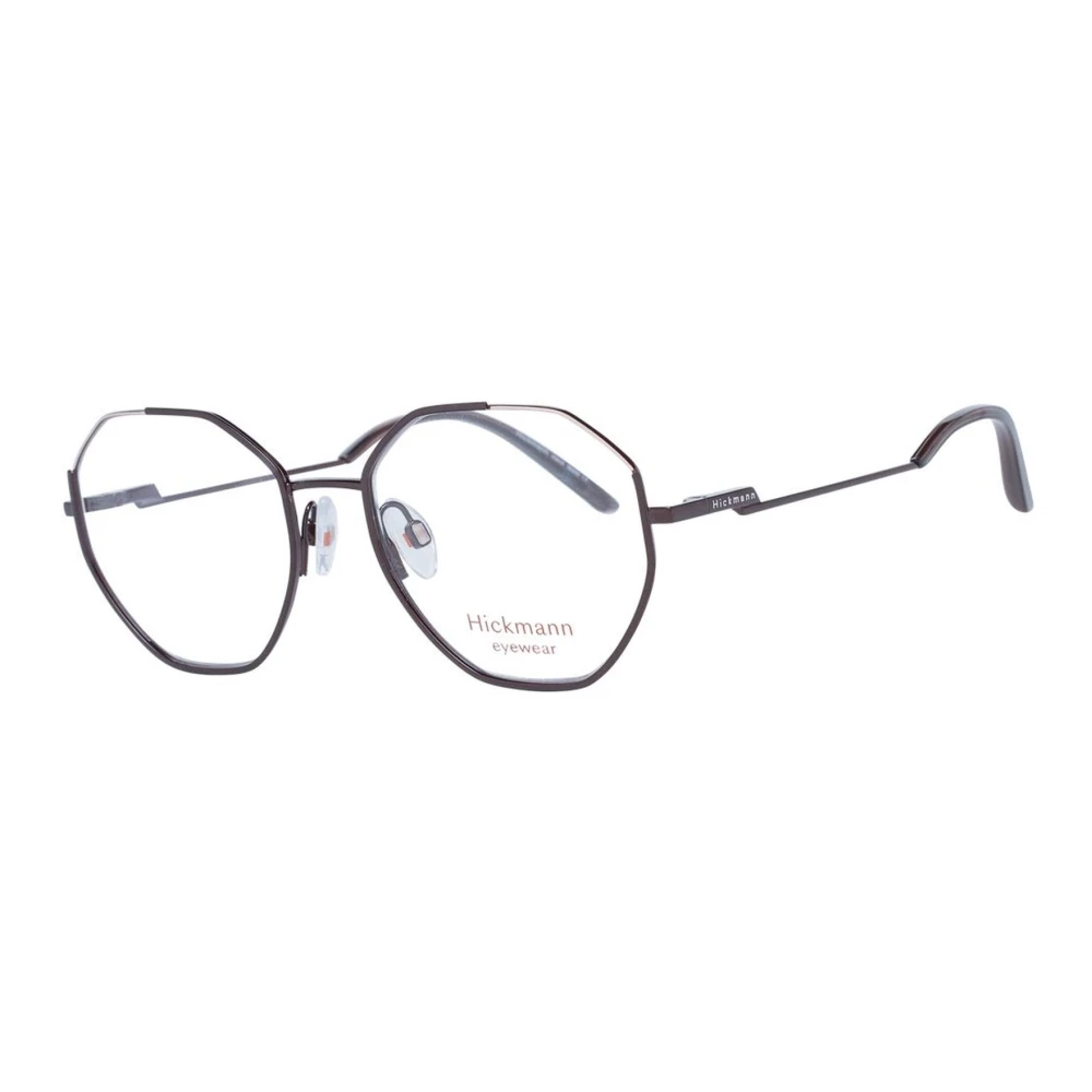 Ana Hickmann Zwarte Metalen Ronde Optische Frames Black Dames