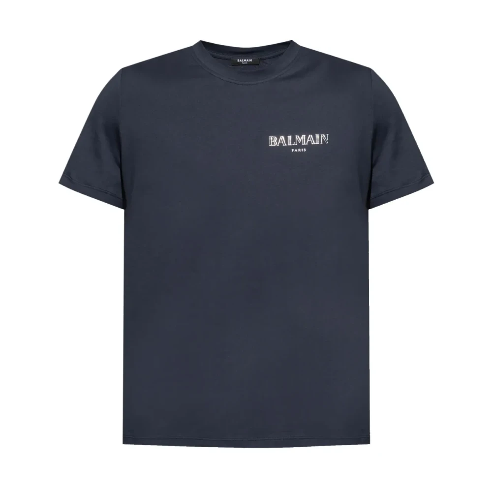 Balmain - Tops > T-Shirts - Blue - Balmain - Modalova