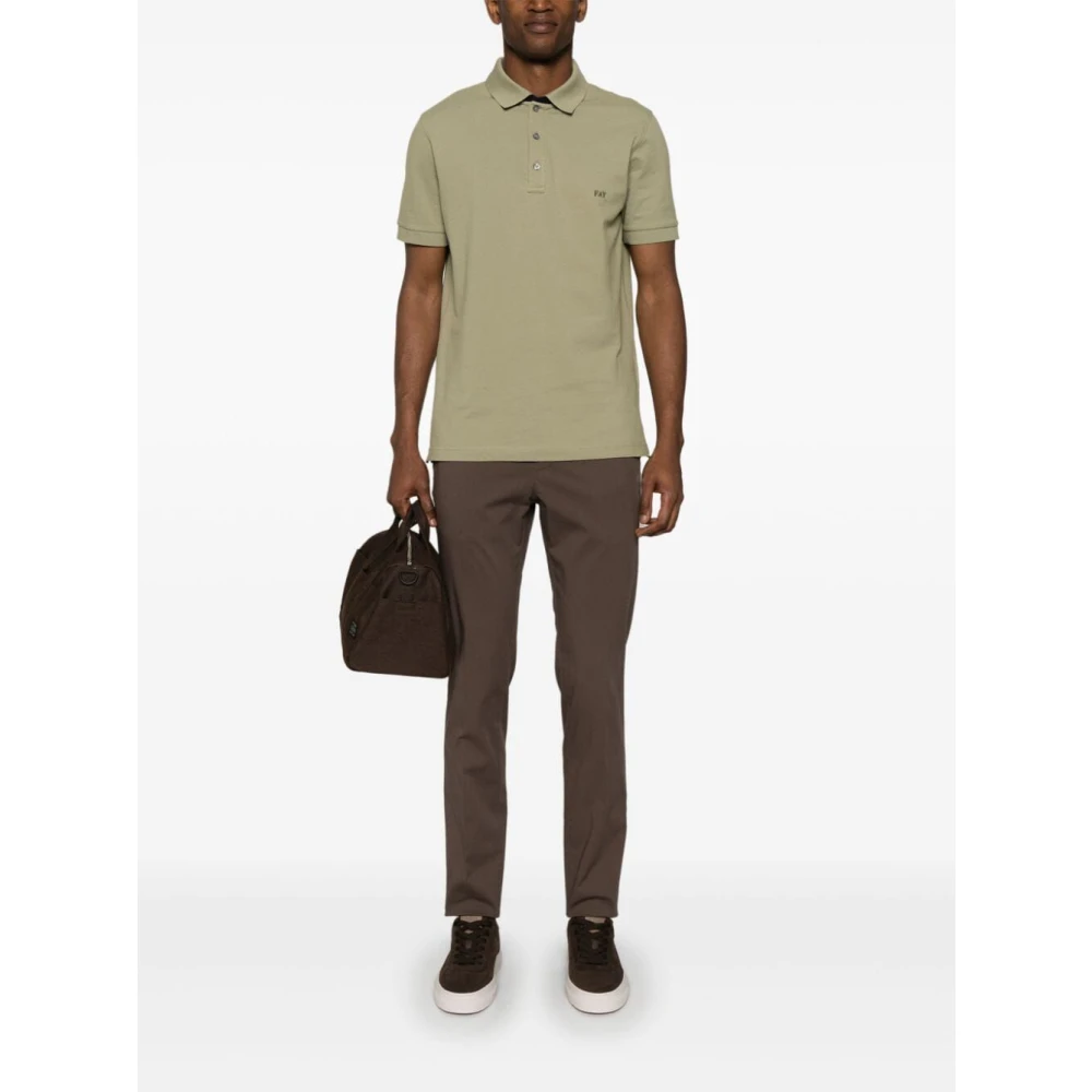 Incotex Casual Katoenen Broek Brown Heren