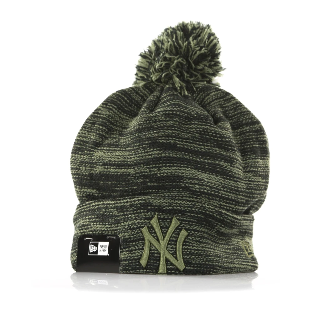 New Era Men's Black Marl Knit Neyyan Olive