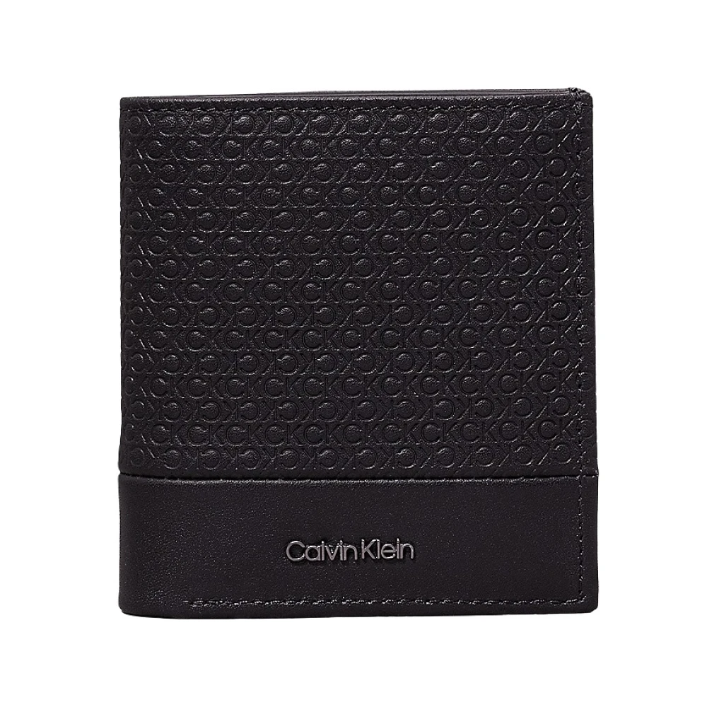 Calvin Klein Heren Logo Portemonnee Nano Mono Black Heren