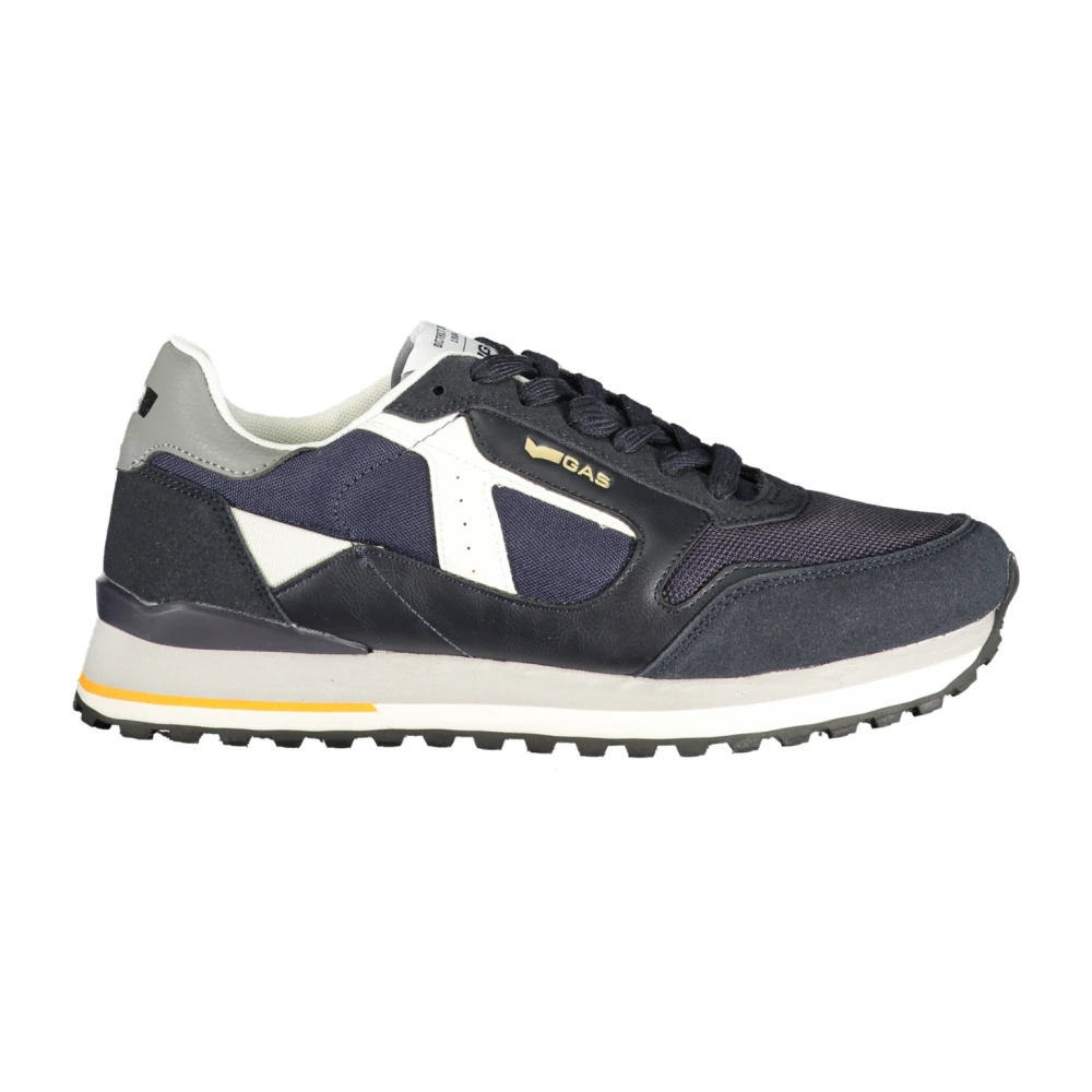 Gas Men's Blue Malik Mix Sports Shoe