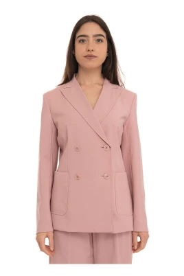 WKDZINNIA Double Breasted Jacket