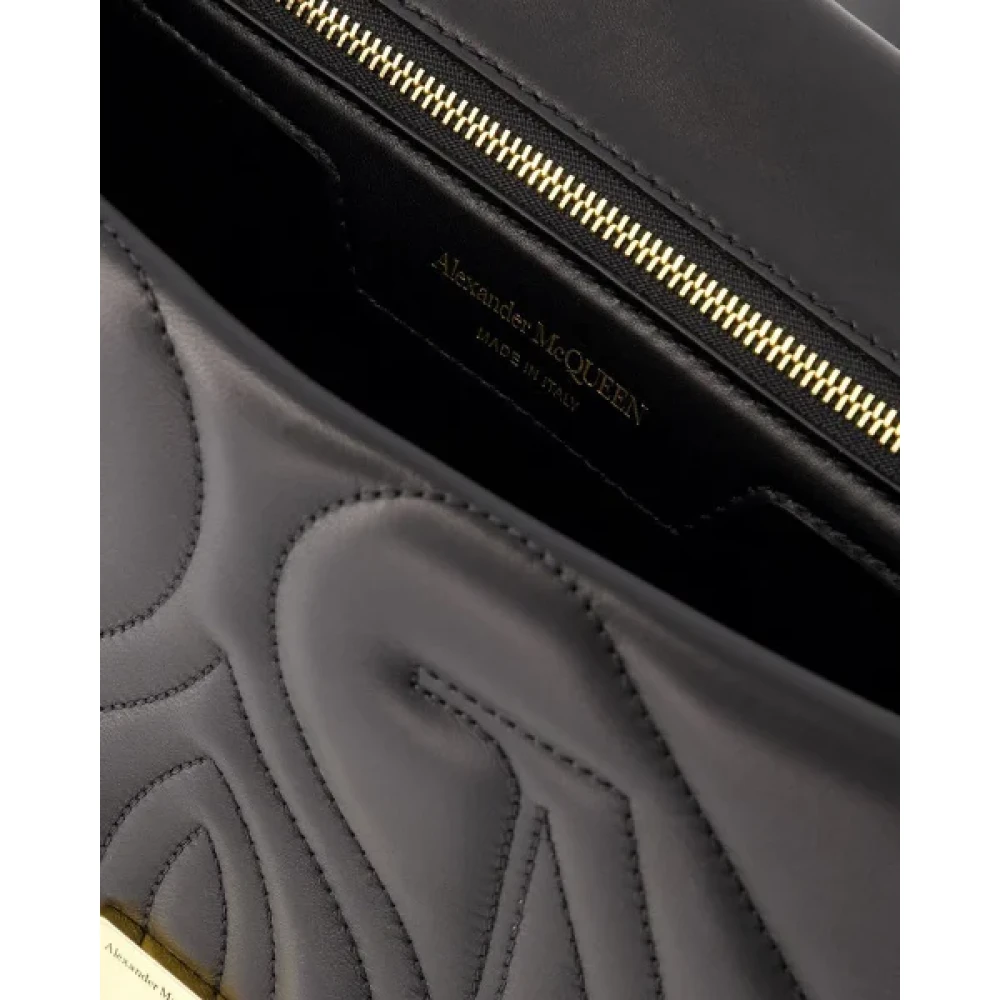 alexander mcqueen Leather shoulder-bags Black Dames