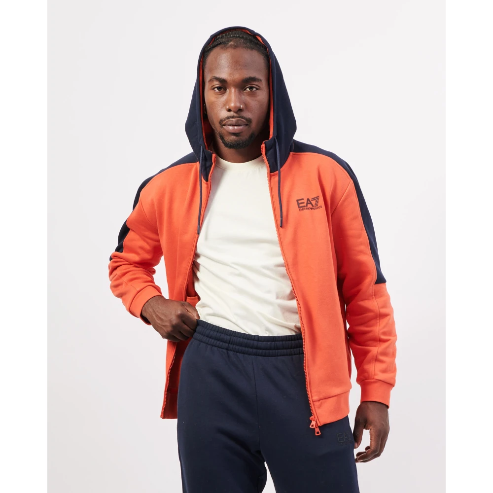 Emporio Armani Sportieve Oranje Jurk met Rits Orange Heren