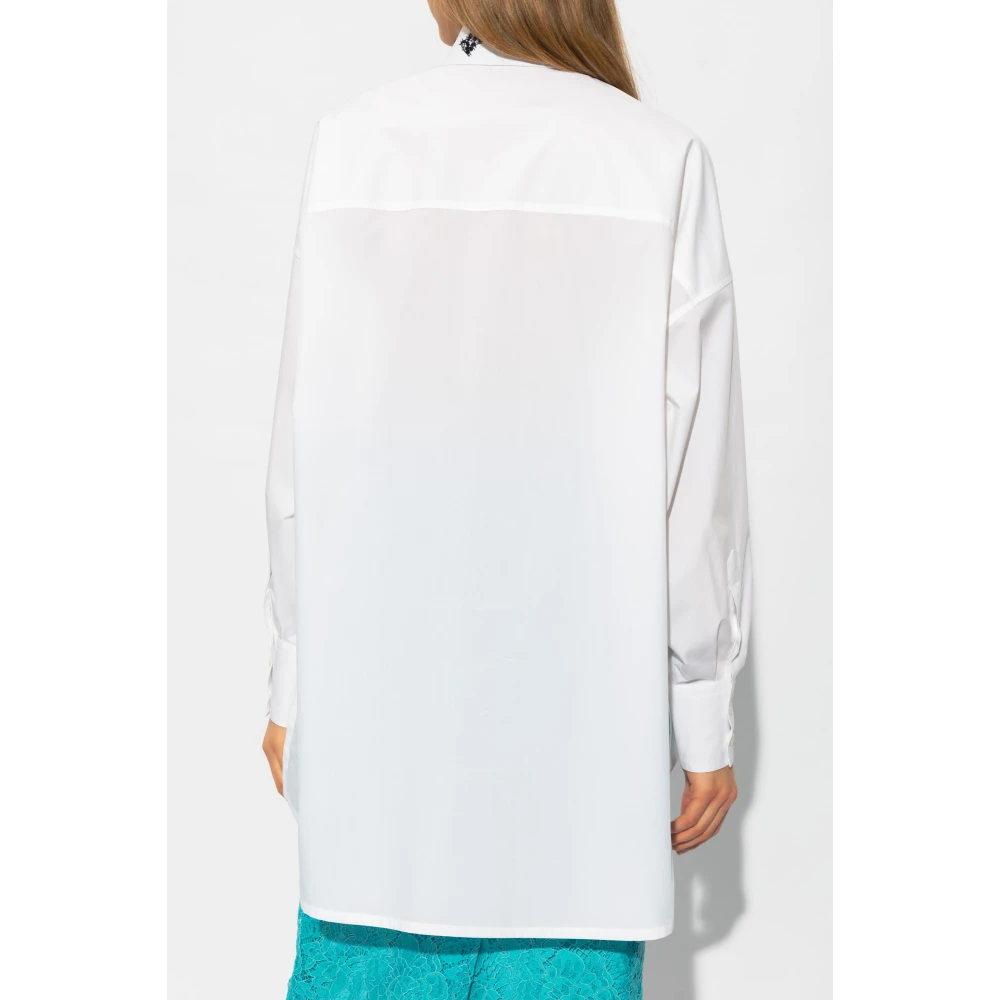 Dolce & Gabbana Shirt met kanten detail White Dames