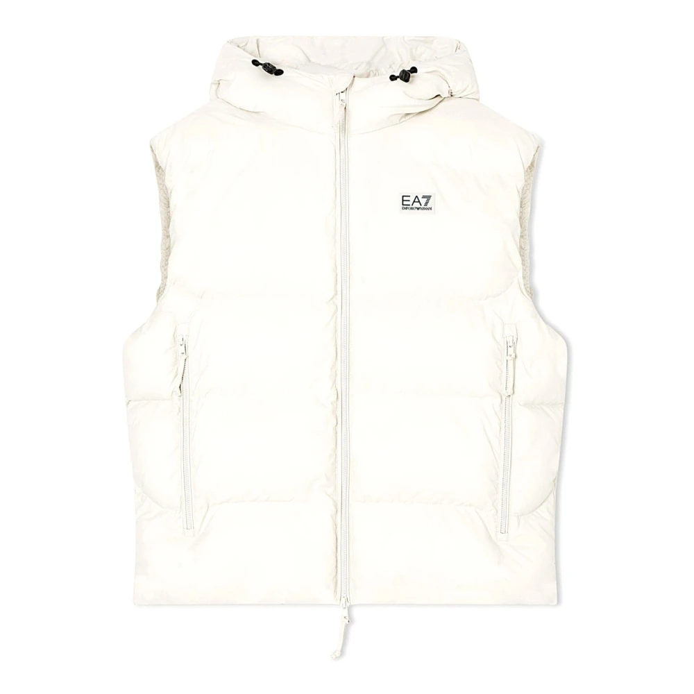 Emporio Armani Ea7 Men's White Gilet - Waistcoats - S - Jackets