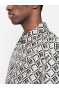 jacquard-diamond-pattern-long-sleeve-shirt