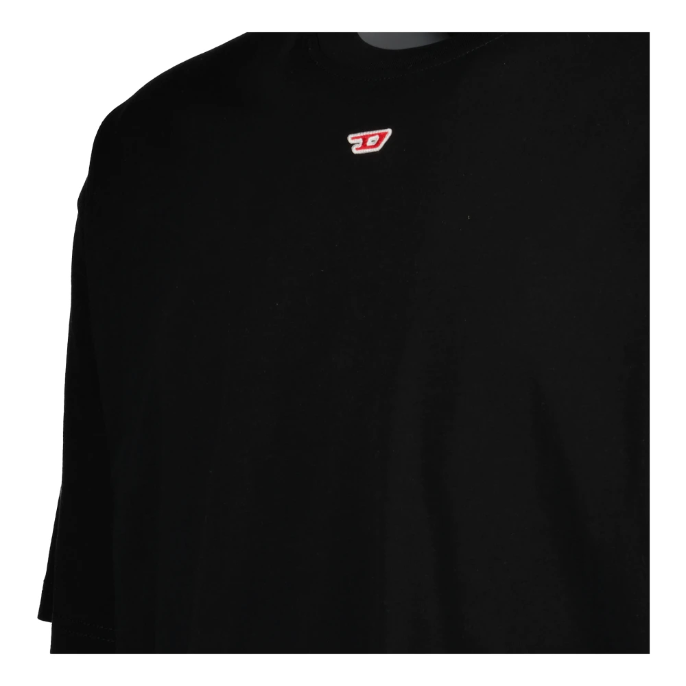 Diesel Zwarte Katoenen T-Boxt-D T-shirt Black Heren
