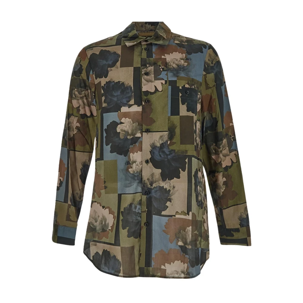 UMA Wang Katoenen Tab Top Shirt Multicolor Heren