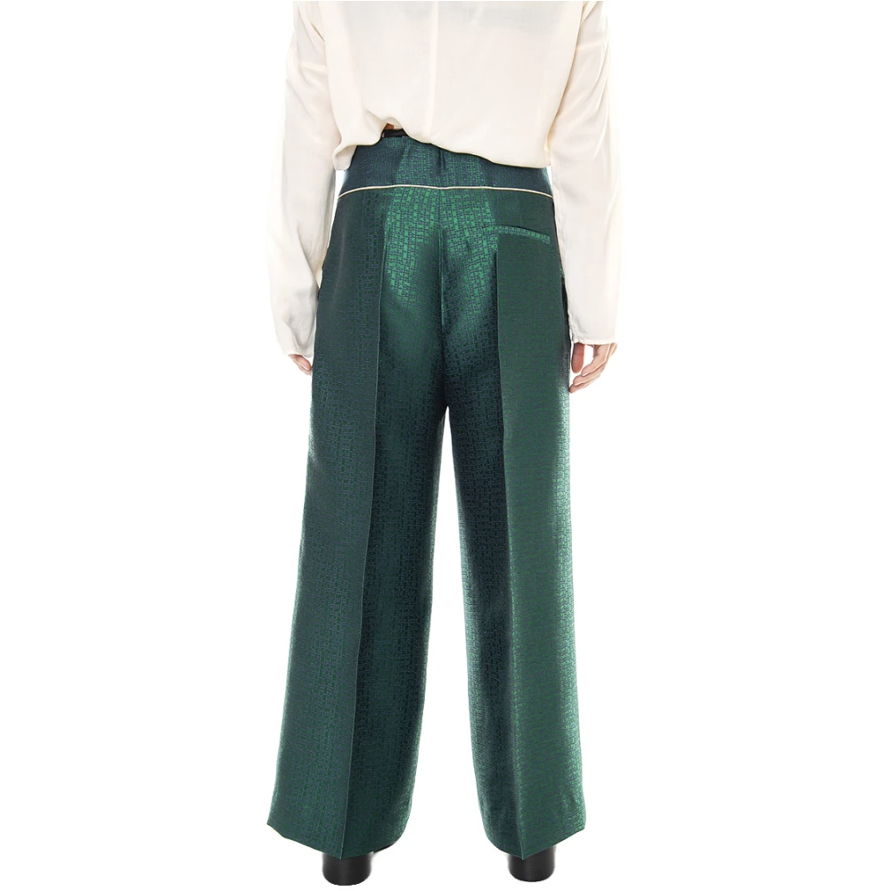 Alessia Santi Trousers Green Dames
