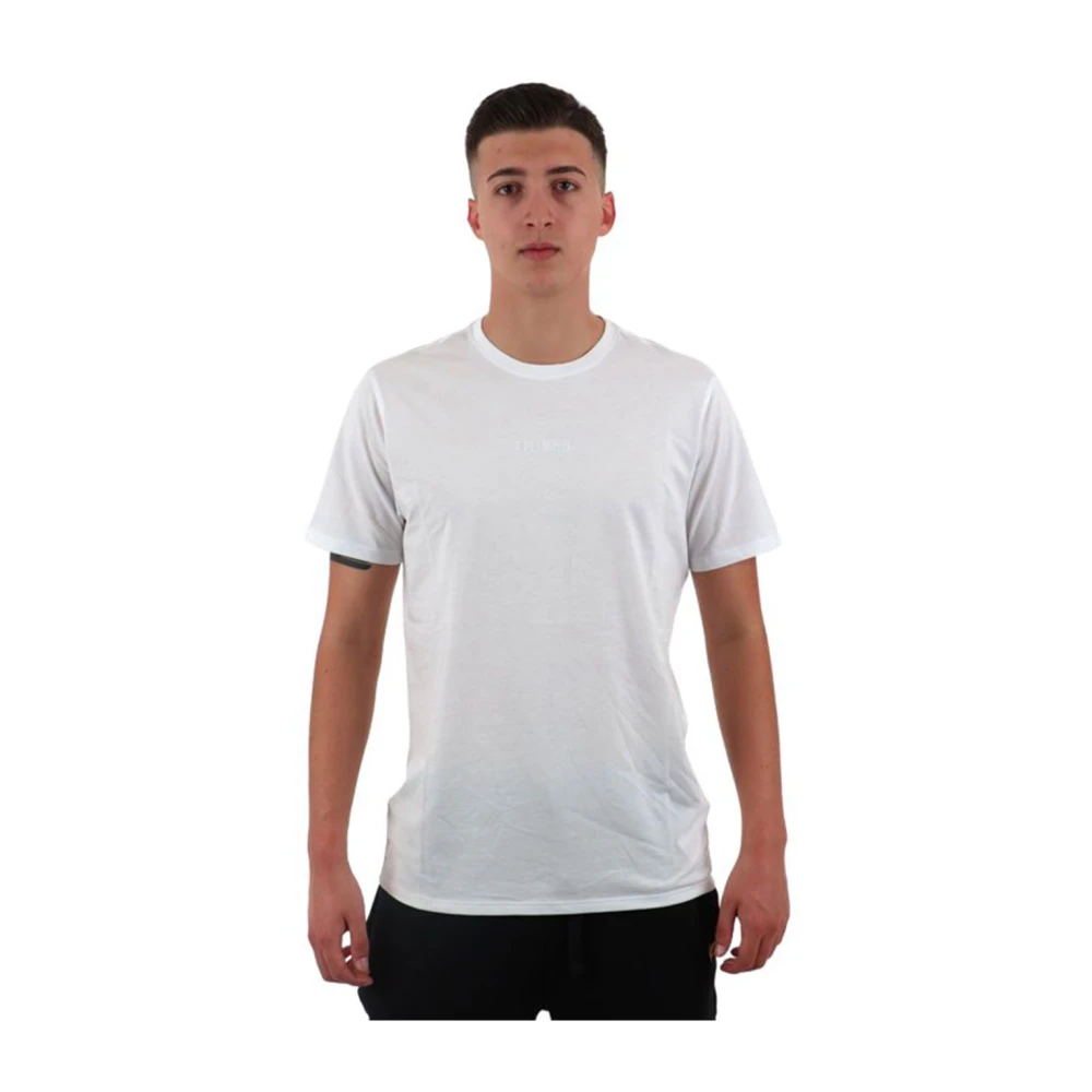 Guess Wit T-shirt White Heren