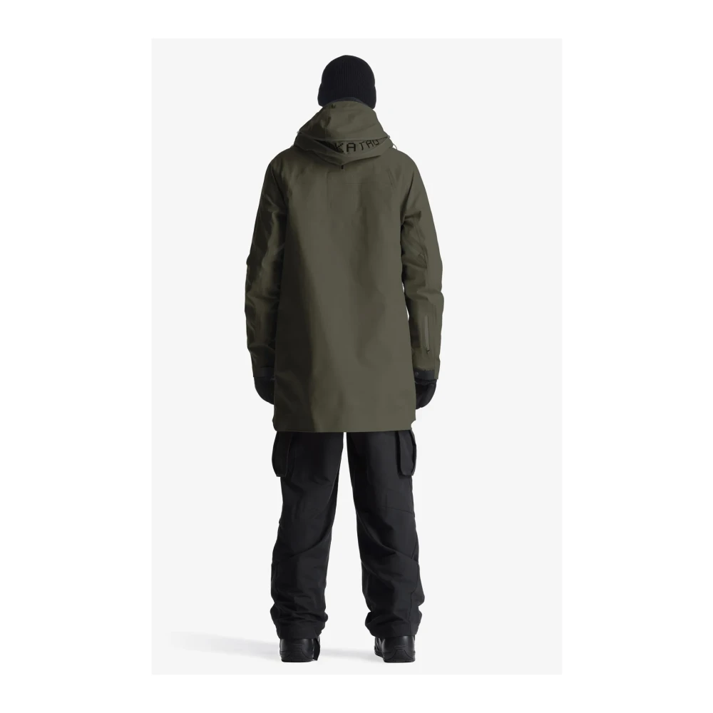 Krakatau Parkas Donkergroene Jas Green Heren
