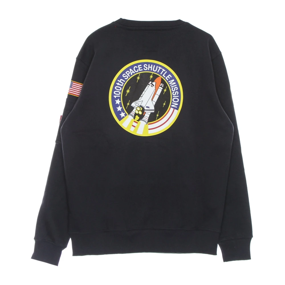 alpha industries Space Shuttle Sweater Rep. Blue Black Heren