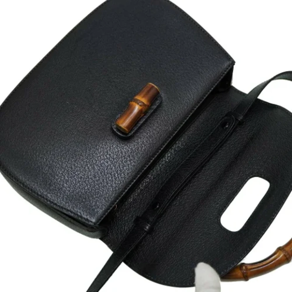 Gucci Vintage Pre-owned Fabric gucci-bags Black Dames
