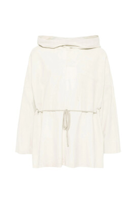 beige-leather-outerwear-with-drawstring-waistband