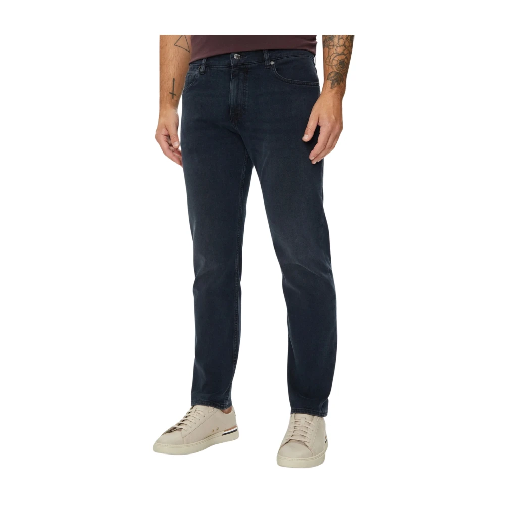 Hugo Boss 5-Pocket Jeans Stijlvol Model Blue Heren